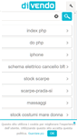 Mobile Screenshot of prodotti.divendo.it