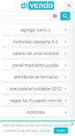Mobile Screenshot of emprego.divendo.com.br